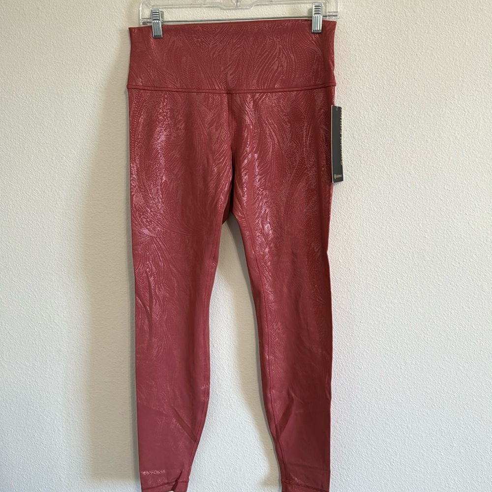 Lululemon Wunder Under HR tight 28” shine. Size 10. Tags on